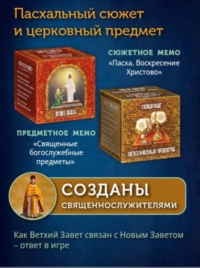 Набор Мемо Богослужебные предметы+Пасха